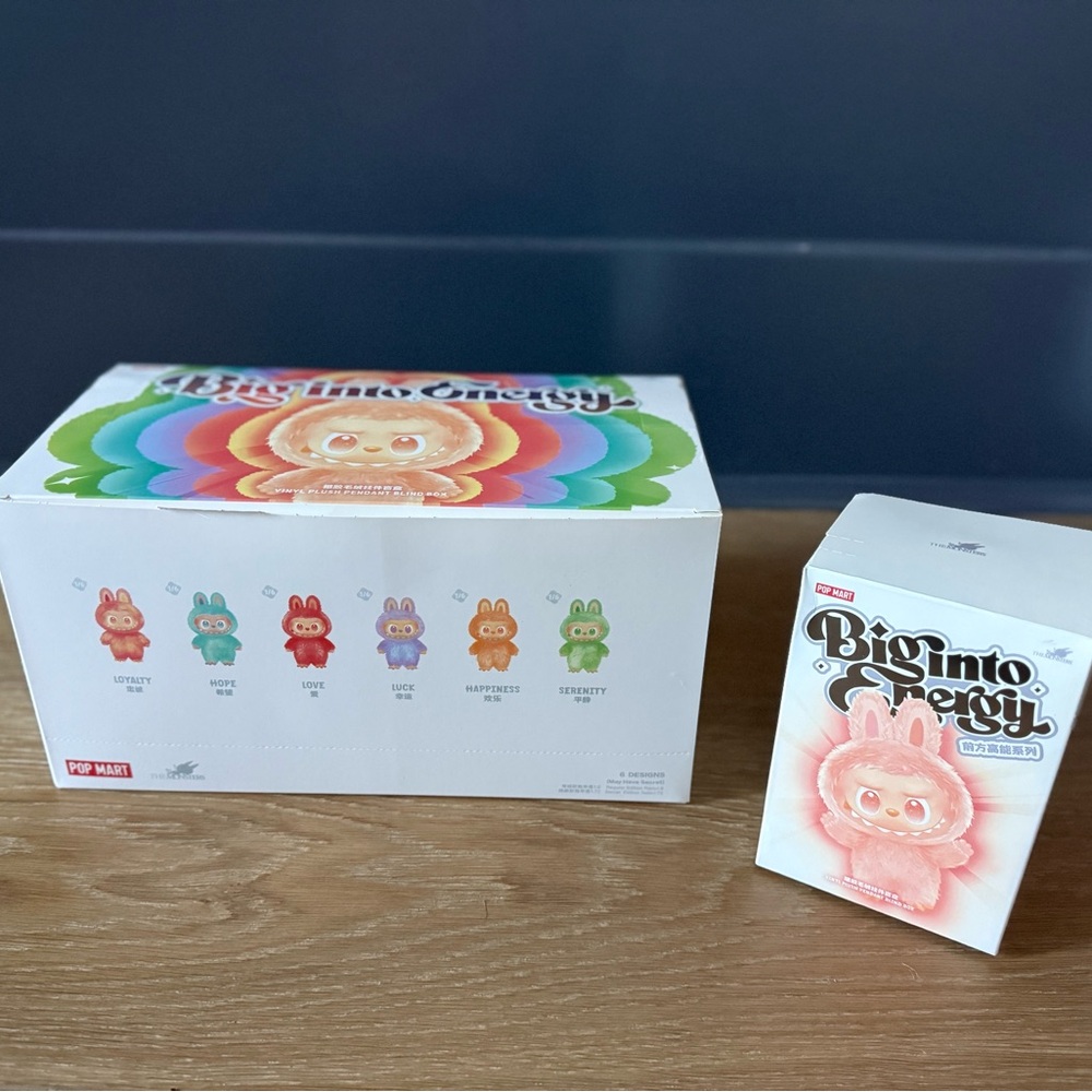 Lafufu Big Into Energy Series Blind Box Set of 6 | Sealed Case